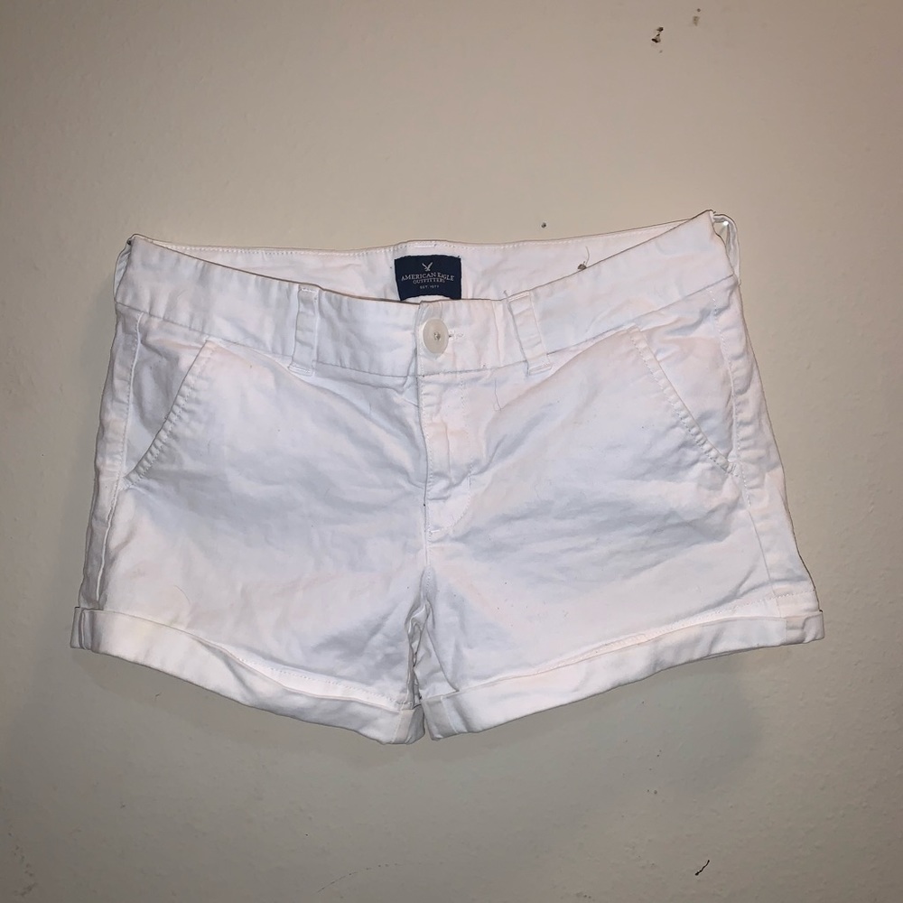 American Eagle White Shorts